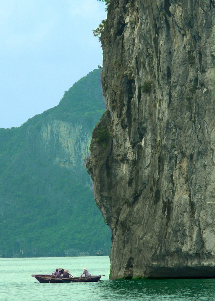 Local fisherman, Halong Bay, Vietnam