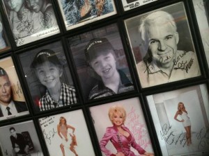 Travel With Kids on Pink's Hotdogs Wall of Fame
