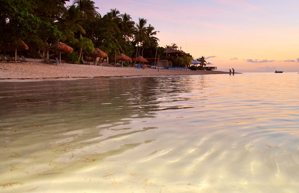 fiji sunset