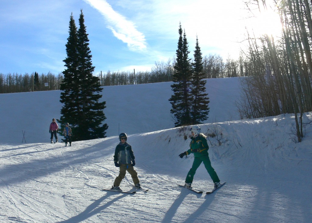 learning to ski - deer valley