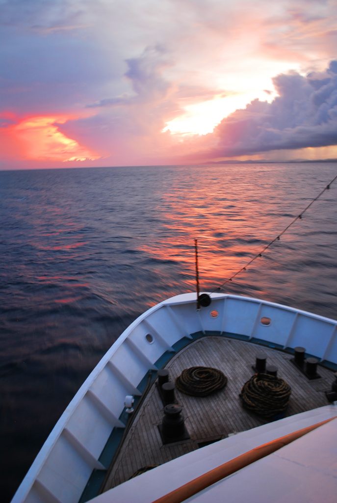 Sunset from Captain Cook Cruise, Fiji