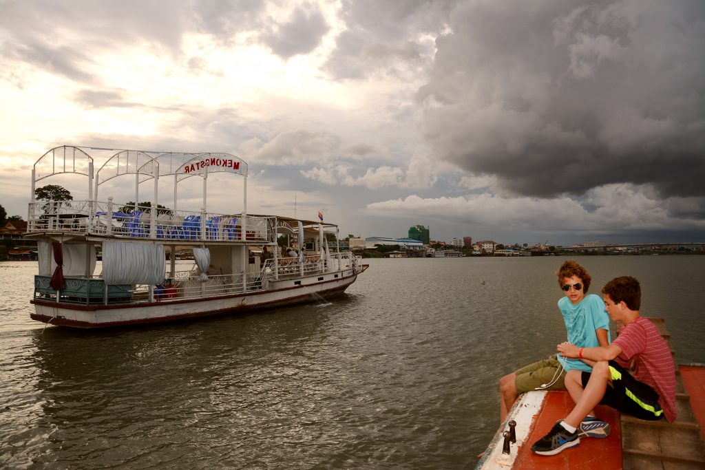 Sunset Cruise on Mekong River, Phnom Penh, Cambodia