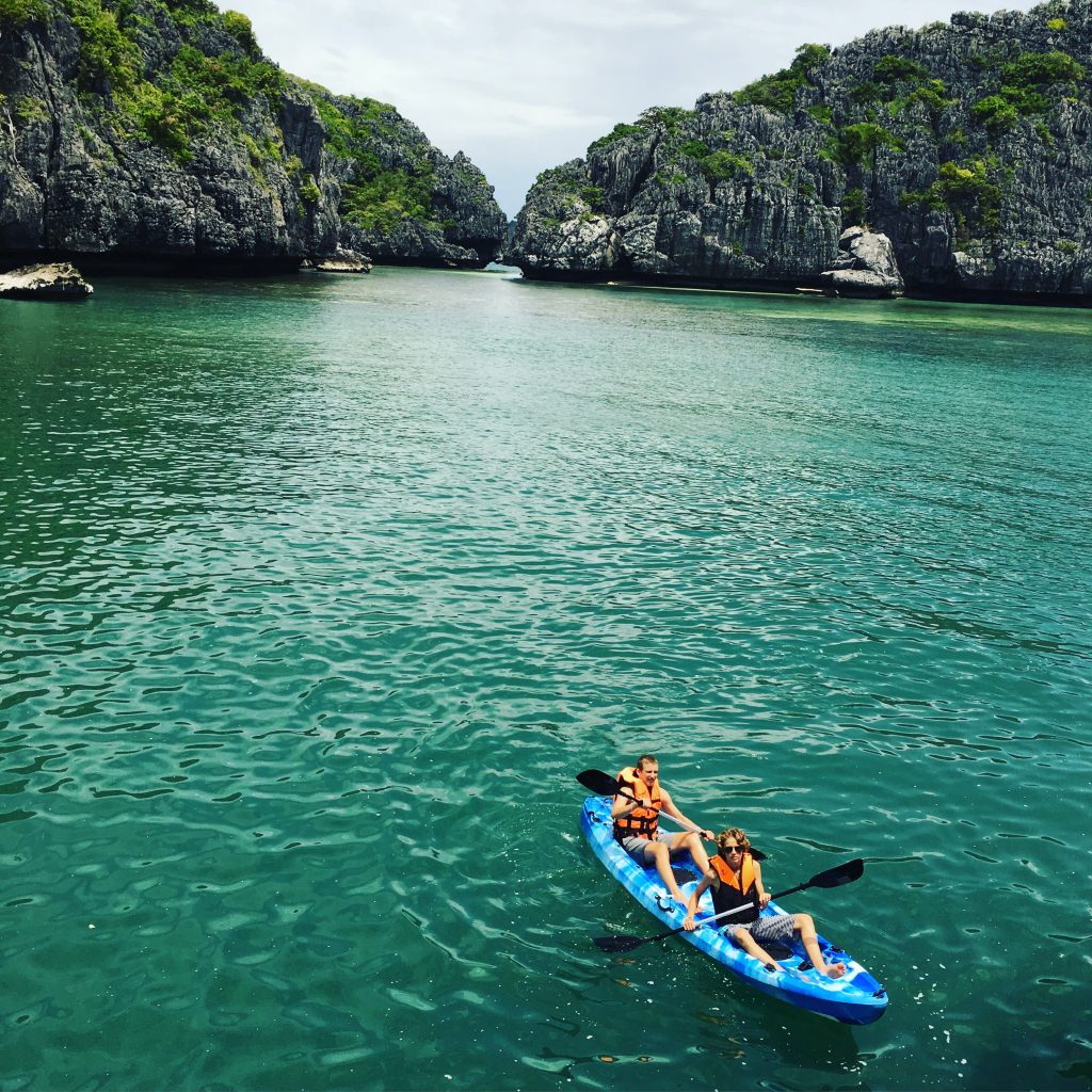 Kayaklng, Ang Thong National Park, Ko Samui, Thailand