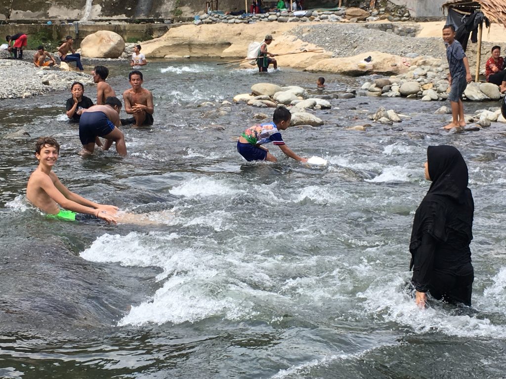 Bukit Lawang river, Sumatra, Indonesia