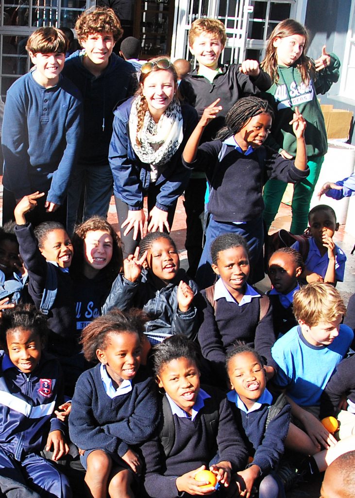 Travel With Kids Group on TWK Tour - volunteering in Langa Township, Capetown, South Africa