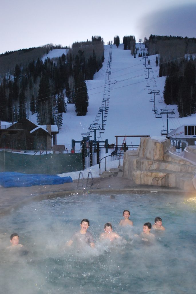heated pool at Purgatory Ski Resort, Colorado