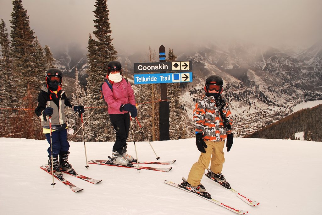 Telluride Mountain Resort with village in background