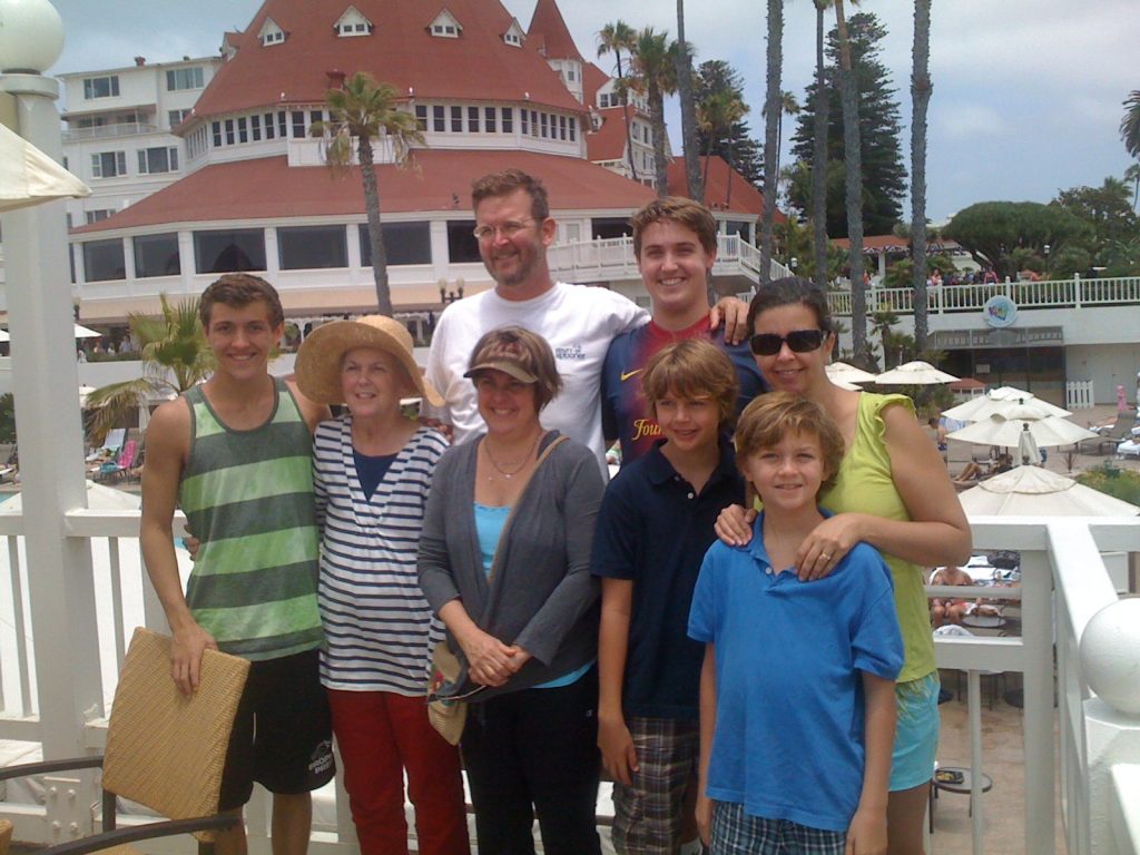 Family trip, Hotel Del Coronado, San Diego, California