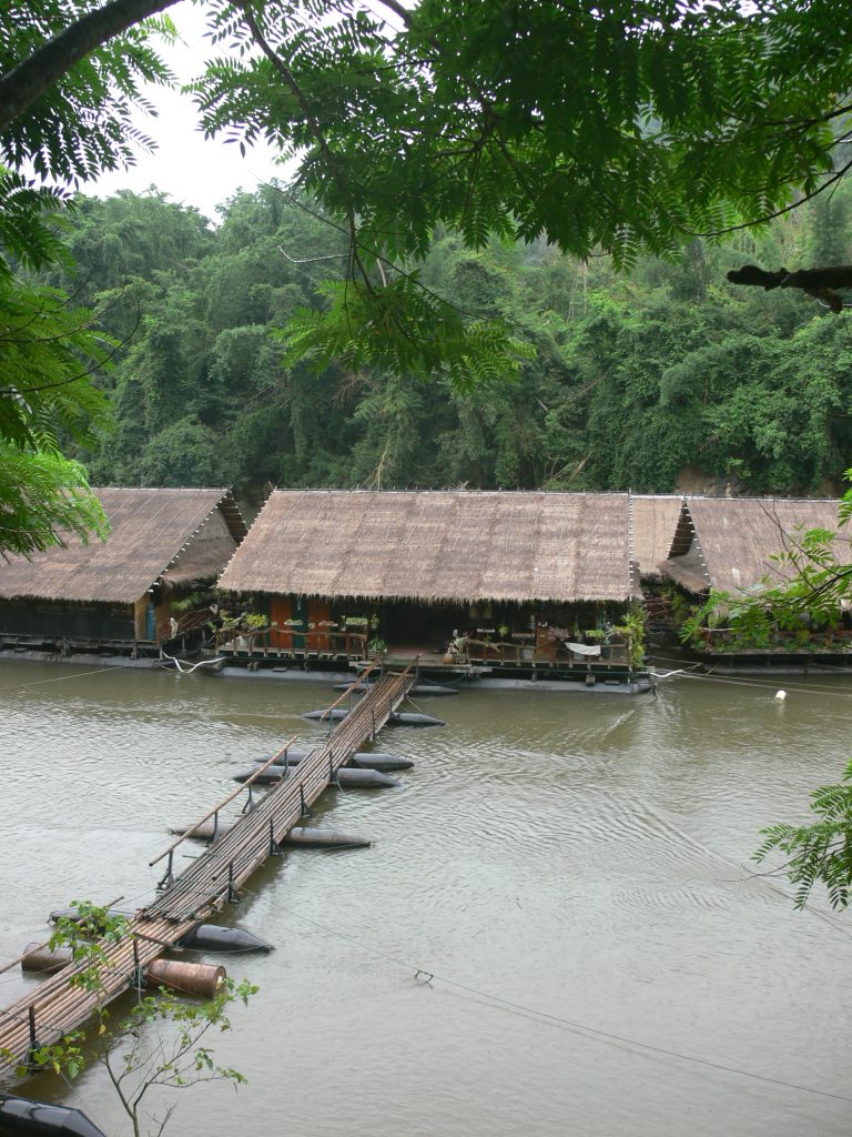 Floating hotel we stayed at on our family trip in Thailand