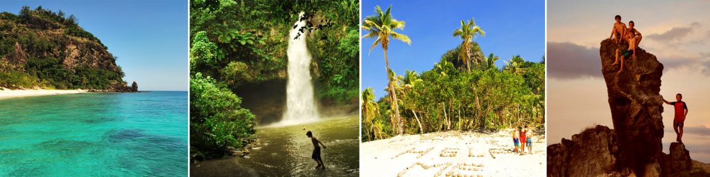 fiji collage of pictures